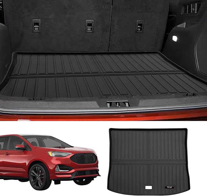Custom Car Cargo Mats Trunk Liner All Weather TPE Protection Mat Accessories (for 2015-2025 Ford Edge)