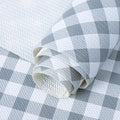 RAY STAR 12X120 Inch Shelf Liner for Kitchen Cabinets, Non-Adhesive Cabinet Liner Washable, PVC Drawer Liner for Dresser Non-Slip Bathroom (Plaid)(4 Roll)
