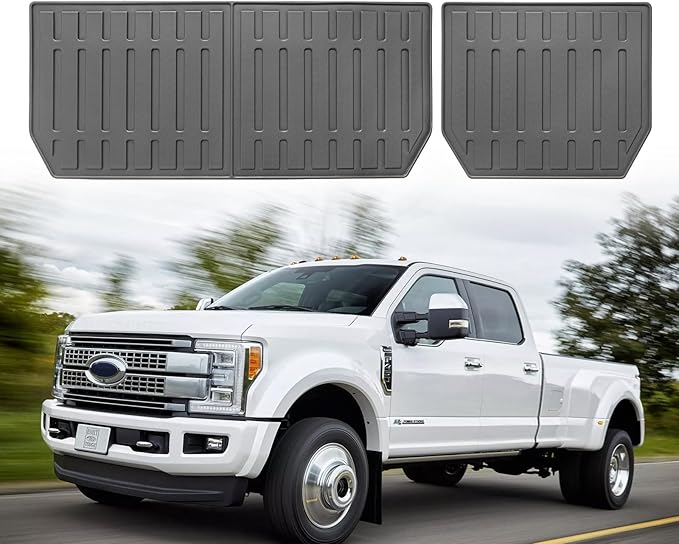 Custom for 2012-2016 Ford F-250 Crew Cab Rear Seat Backrest Mats All Weather TPE Protection Mat Accessories (for 2012-2016 Ford F-250 Crew Cab)