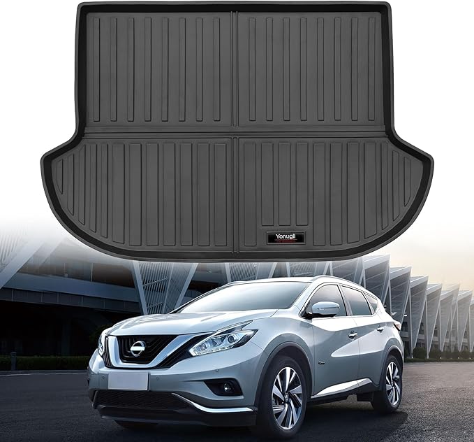Custom Car Cargo Mats Trunk Liner All Weather TPE Protection Mat Accessories (for 2015-2024 Nissan Murano)