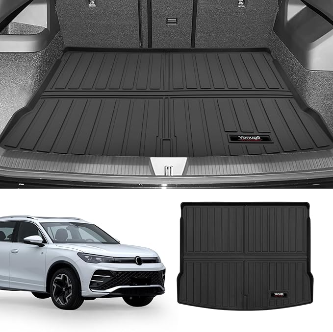 Custom for 2018-2024 VW Tiguan 5 Seat Cargo Mats Trunk Liner All Weather TPE Protection Mat Accessories (for 2018-2024 VW Tiguan)