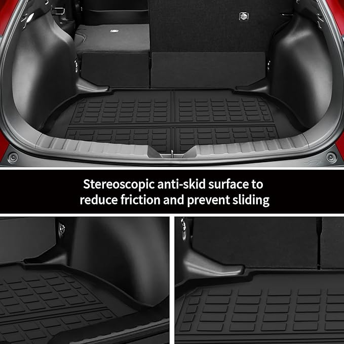 Custom Car Cargo Mats Trunk Liner All Weather TPE Protection Mat Accessories (for 2022-2025 Toyota Corolla Cross)