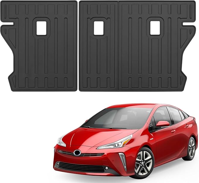 Custom for 2016-2022 Toyota Prius Hatchback Rear Seat Backrest Mats All Weather TPE Protection Mat Accessories (Not for Prius V and Prius C)(for 2016-2022 Toyota Prius Backrest Mats)