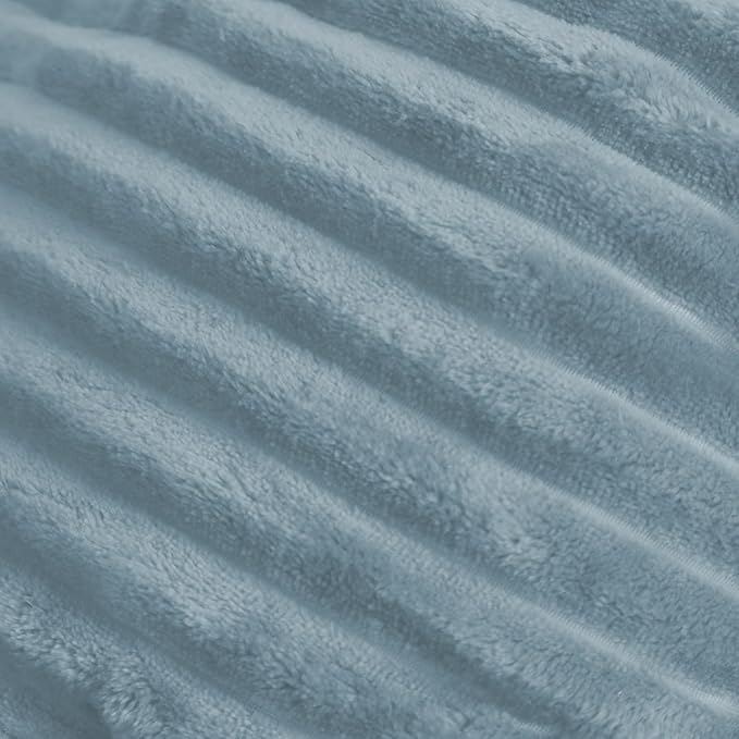 Hearth & Harbor Reading Pillow for Bed Adult – Back Pillow for Sitting in Bed, Standard Bed Pillows for Sitting Up in Bed, Foam Bed Chair Pillow, Stone Blue Bed Rest Pillow