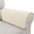 Couch Arm Covers, Sofa Arm Covers, Waterproof Armrest Cover for Sofa, Armchair, Loveseat, Non-Slip Recliner Arm Cover, Sofas Headrest Cover, Arm Chair Covers Set of 2 (Beige, 24"×20")