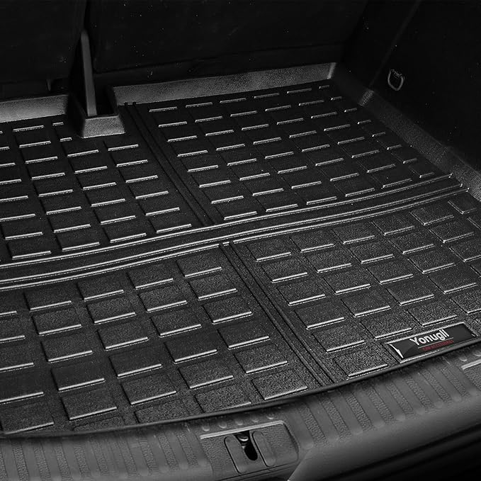 Custom Car Cargo Mats Trunk Liner All Weather TPE Protection Mat Accessories (for 2018-2024 Nissan Kicks)