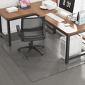 50”x 60”Carpet Floor Mat for Office Chair, Clear Desk Chair Floor Mat for Carpet for Medium/Low Pile, HeavyDuty Chair Mats for Carpeted Floors, Studded Desk Mat for Carpets for Homes and Offices