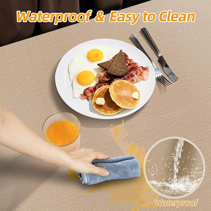 Shelf and Drawer Liner for Kitchen Cabinets Non-Adhesive, Strong Grip Non-Slip Thickened Cabinet Liners for Shelves, Waterproof Mats for Dresser Cupboard, Khaki, 23 in x 10 Feet