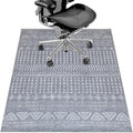 Office Chair Mat for Hardwood Floor&Tile Floor,36"X 48" Heavy Duty Desk Chair Mat for Hard Floors,Under Desk Rug for Rolling Computer Chair,Anti Slip,Low Pile Carpet Floor-Grey