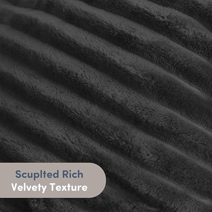 Nestl Reading Pillow with Shredded Memory Foam, Luxe Cut Plush Back Pillow for Sitting Up in Bed, Back and Arms Adjustable Support for Adult & Teens, Backrest Pillows with Washable Cover Dark Grey