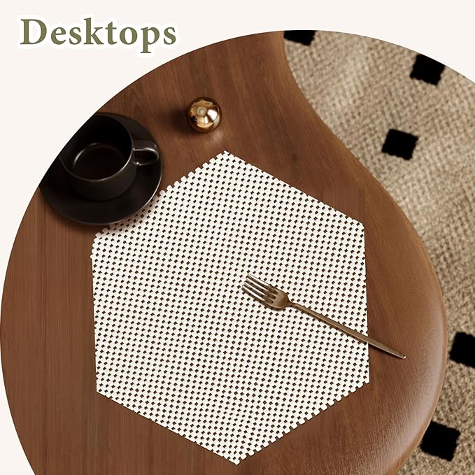 Shelf Drawer Liners for Kitchen Cabinets Non Adhesive Drawer Liner Thickened Refrigerator Liner White Quatrefoil Strong Non-Slip Paper for Tool Box, 11.8 x 236.2 Inches