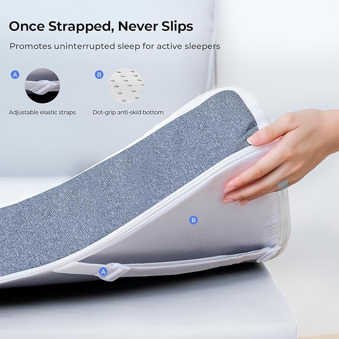 Cooling Mattress Topper Twin XL Size 3 Inch, Cooling Gel & Bamboo Charcoal Memory Foam Mattress Topper for Back Pain Relief, Firm Dual-Layer Foam Bed Pad with Removable Cover College Dorm