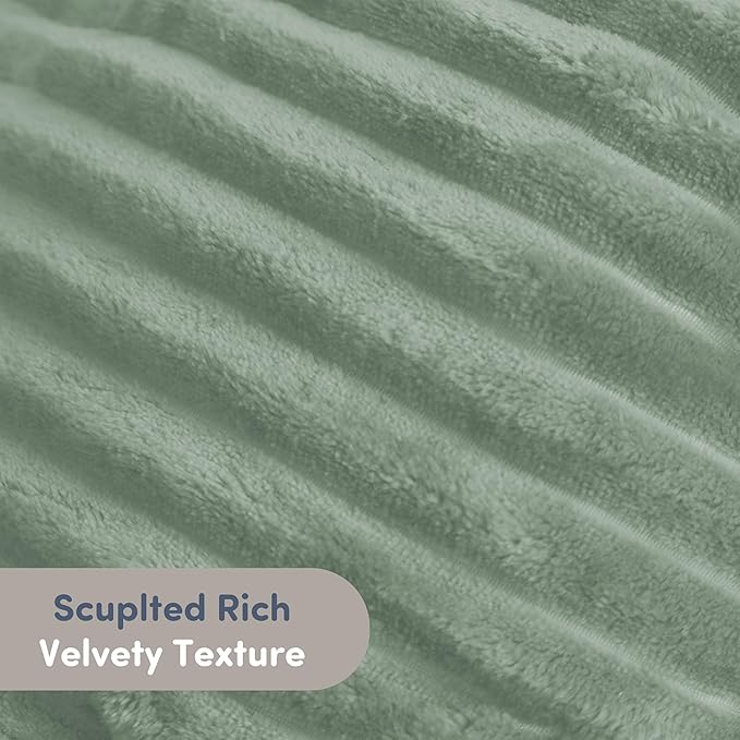 Nestl Reading Pillow with Shredded Memory Foam, Luxe Cut Plush Back Pillow for Sitting Up in Bed, Back and Arms Adjustable Support for Adult & Teens, Backrest Pillows with Washable Cover Sage Green