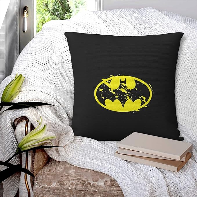 Bat Throw Pillow Covers 18x18 inches Cushion Covers for Couch Home Bed Living Room Decorative Pillow Cases