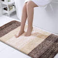OLANLY Bathroom Runner Rugs 47x24, Extra Soft Absorbent Microfiber Bath Rugs, Rubber Backing, Quick Dry, Machine Washable Bath Mats for Bathroom Floor, Tub and Shower, Home Decor Accessories, Brown