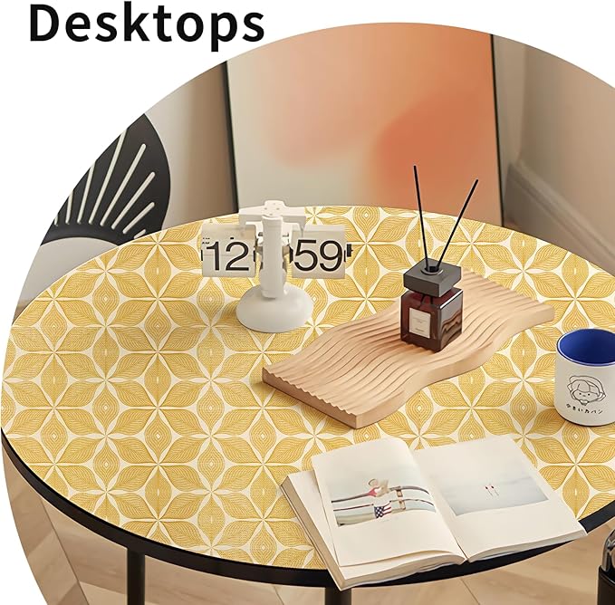 Shelf Liners for Kitchen Cabinets 12in x 30FT, Non Adhesive Cabinet Liner Strong Non-Slip Golden Leaf Drawer Liner, Easy to Clean for Shelf, Cabinet with Knife and Tape Measure