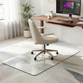 Antok Tempered Glass Chair Mat, 28"x48" Office Chair Mat for Carpet & Hardwood Floors, Heavy Duty 0.2" Desk Chair Mat for Smooth Rolling at Home or Office
