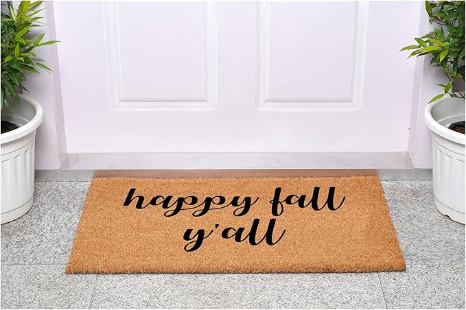 Calloway Mills Hapy Fall Yall Doormat, 17" x 29"