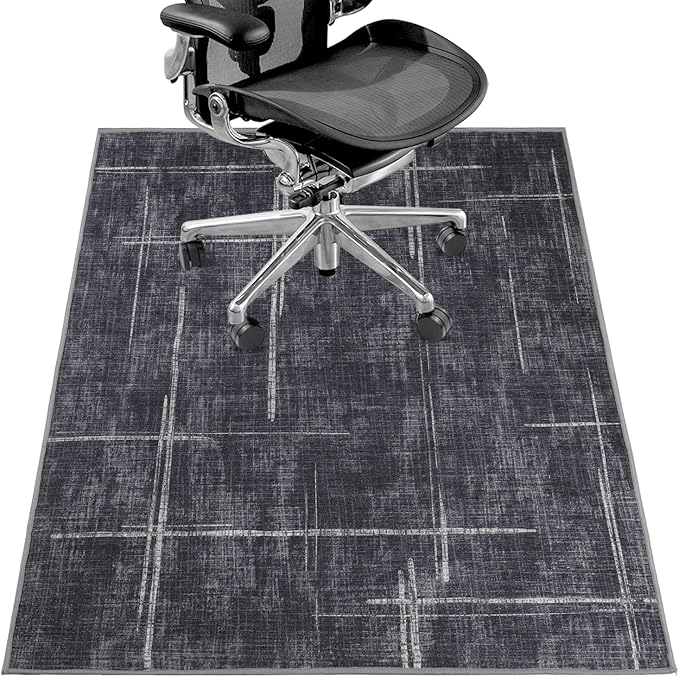 Office Chair Mat for Hardwood Floor&Tile Floor,36"X 48" Heavy Duty Desk Chair Mat for Hard Floors,Under Desk Rug for Rolling Computer Chair,Anti Slip,Low Pile Carpet Floor