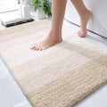 OLANLY Bathroom Rugs Mat 30x20, Extra Soft Absorbent Microfiber Bath Rugs, Rubber Backing, Quick Dry, Machine Washable Bath Mats for Bathroom Floor, Tub and Shower, Home Decor Accessories, Light Beige