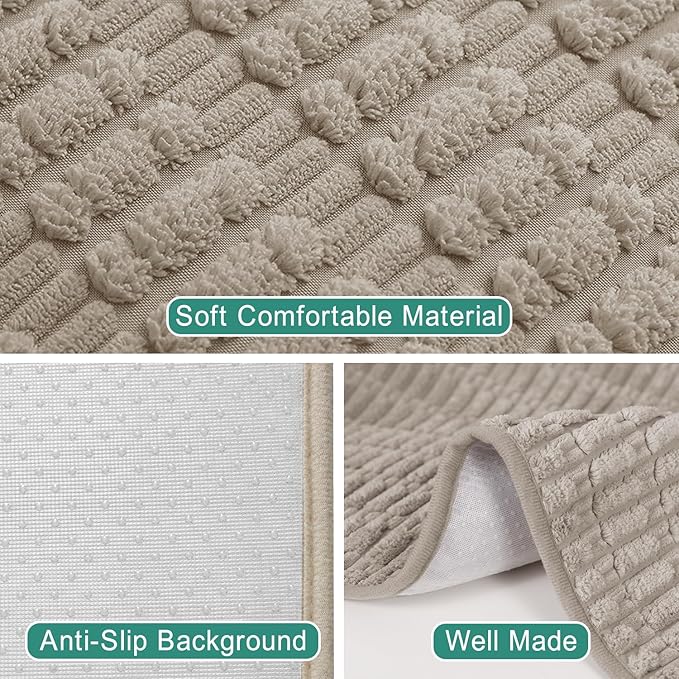 Foxdecor Couch Arm Covers Sofa Arm Covers, Arm Chair Covers Set of 2, Non-Slip Chair Arm Covers, Arm Rest Cover for Sofa, Armchair Slipcovers Couch Protector (Brown 26x26 inch)