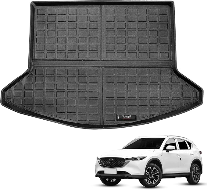 Custom Car Cargo Mats Trunk Liner All Weather TPE Protection Mat Accessories (for 2017-2025 Mazda CX-5)