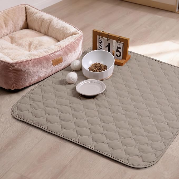 gogobunny 100% Double Sided Waterproof Dog Blanket Soft Pet Bed Cover Reversible Protect Furniture Couch Sofa Car for Puppy Large Dog Cat (Dark Stone/Light Stone, 30x30 Inch (Pack of 1))