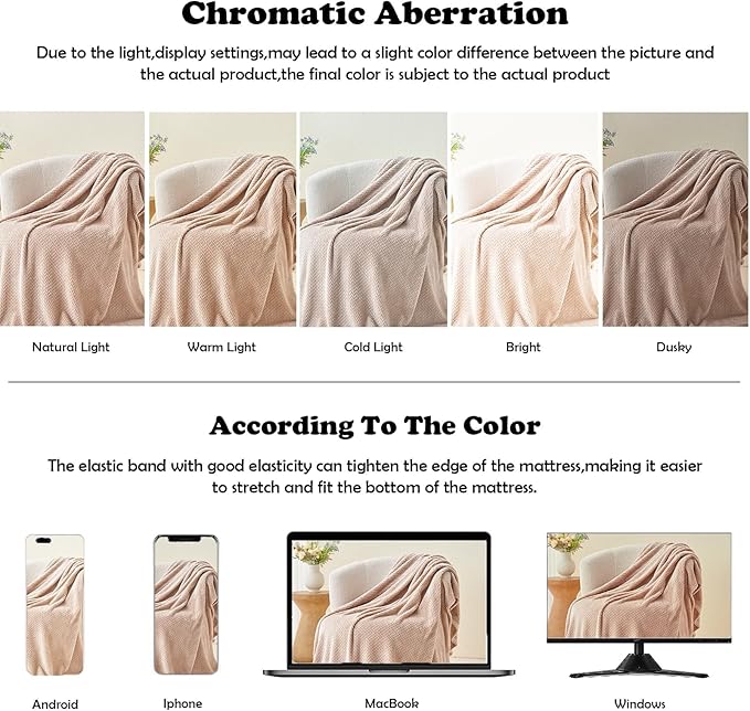 NEWCOSPLAY Super Soft King Blanket Taupe Premium Silky Flannel Fleece Leaves Pattern Lightweight Bed Blanket All Season Use (Taupe, King(90"x110"))