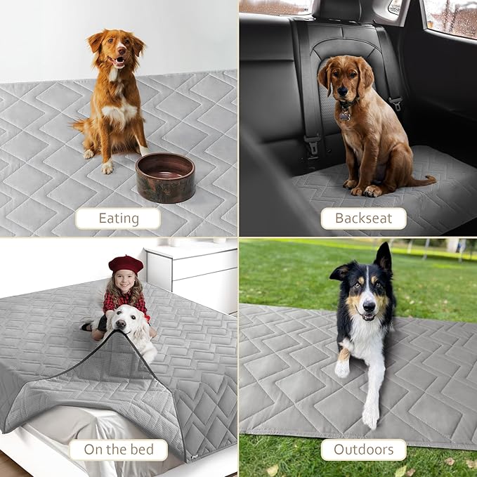 Moonsea Waterproof Couch Cover for Dogs Antislip Washable Blanket Bed Cover Pet Sofa Couch Furniture Protector Cover for Kids Children Dog Cat(30" X 70")
