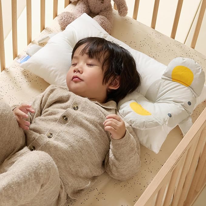 Choc chick Toddler Pillow,20X12Inches Machine Washable Soft Hypoallergenic Kids Pillows,Child Cute Animal Design Perfect Toddler Pillows for Sleeping (Elephant)