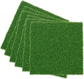 Artificial Turf Tiles 12X12 in,0.6 in Thick,Fake Grass Patch Indoor Outdoor Garden Lawn Patio,Synthetic Turf Mat,Realistic Grass Rug for Dogs Pets Lawn Landscape Squares,Green (8 Packs)