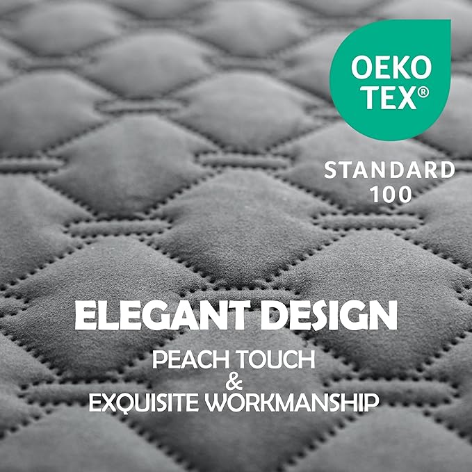 gogobunny 100% Double-Sided Waterproof Dog Bed Cover Pet Blanket Sofa Couch Furniture Protector for Puppy Large Dog Cat, Reversible (40x50 Inch (Pack of 1), Dark Grey/Light Grey)