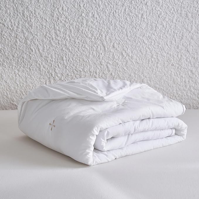 Simple&Opulence Cooling Quilted Mattress Pad – Fitted Sheet Mattress Protector Cover with Elastic Corners, Soft & Breathable, 16 Inch Deep Pocket (White,King)