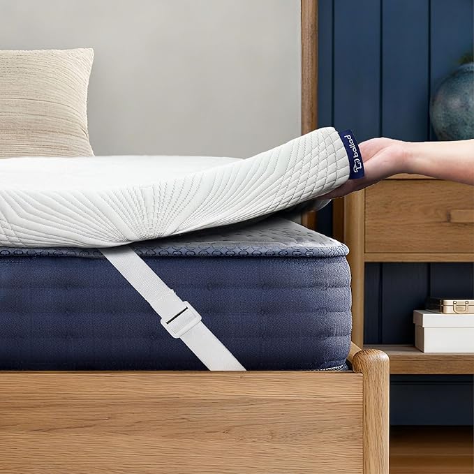 Ballad 3 Inch Gel Memory Foam Mattress Topper Full Size, High Density Cooling Pad with Premium Removable Cover, Pressure Relief Bed Topper, (CertiPUR-US & Oeko-Tex Certified)