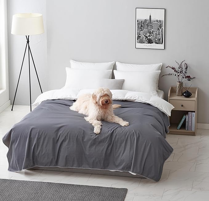 Bee Bee Thin Lightweight Waterproof Blanket King Queen Duvet Comforter Dog Bed Cover for Pet Hair Easy Wash Quick Dry Large Fit Bedding Sheets for Couch Sofa Bed Car