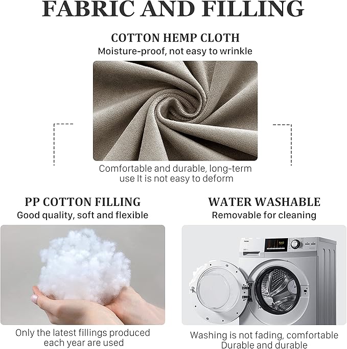 Wedge Headboard Pillow Dorm Room Reading Pillow Back Support for Sitting Up in Bed Bolster Lumbar Cushion Body Positioning Bedrest Velvet 39in Light Tan Twin