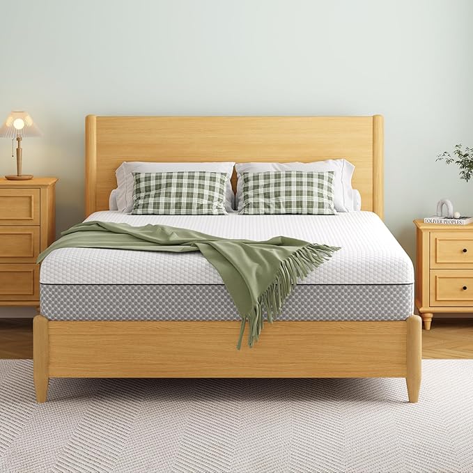 EYN Memory Foam Mattress Cooling Gel Size Matress in A Box Bed Frame Pressure Relief Medium Firm Size Removable Washable Cover Feel Bedroom Essentials CertiPUR-US Certified (5'', Twin XL)