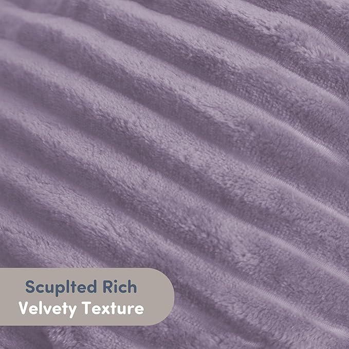 Nestl Reading Pillow for Kids & Teens with Shredded Memory Foam, Luxe Cut Plush Backrest Pillows for Reading and Gaming, for use on Couch or Bed, Adjustable Support with Washable Cover Dusty Purple