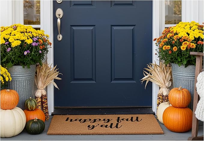 Calloway Mills Hapy Fall Yall Doormat, 36" x 72"