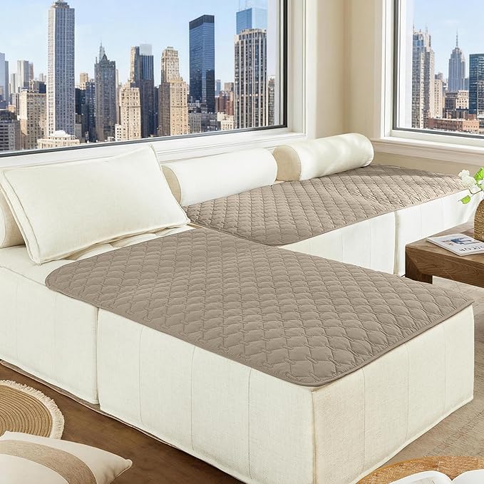 gogobunny 100% Double Sided Waterproof Dog Blanket Soft Pet Bed Cover Reversible Protect Furniture Couch Sofa Car for Puppy Large Dog Cat (Dark Stone/Light Stone, 40x50 Inch (Pack of 1))