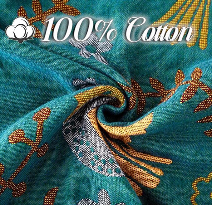 MSGKV 100% Cotton Blanket Boho Throw Blue Warm Couch Sofa Bed Double Sided Knit Super Soft Cover Sheet Reversible Wearable Fall Winter Blanket, 60''Wx 80''L, A-blue Bird (US6018-001A-150x200)