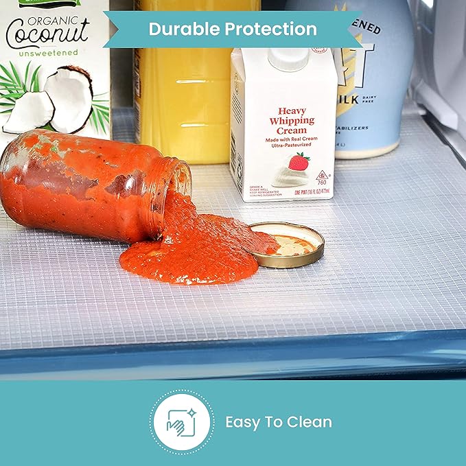 Con-Tact Brand 04F-CZ8S01-06AZ Zip-N-Fit Premium Non-Adhesive Perforated Shelf and Drawer Liner, 18-Inches by 4-Feet, Ribbed Clear