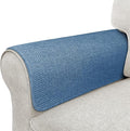 Couch Arm Covers, Waterproof Armrest Cover for Sofa, Armchair, Loveseat, Non-Slip Recliner Arm Cover, Sofa Arm Covers, Headrest Covers, Arm Chair Covers Set of 2 (Navy Blue, 24"×20")